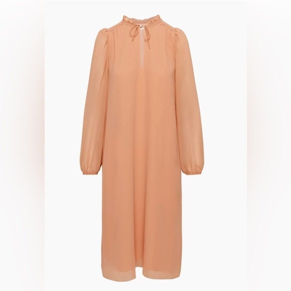 Aritzia Aritzia Wilfred Molly Midi Dress Size Medium  Colour Soft Terracotta - Picture 5 of 13